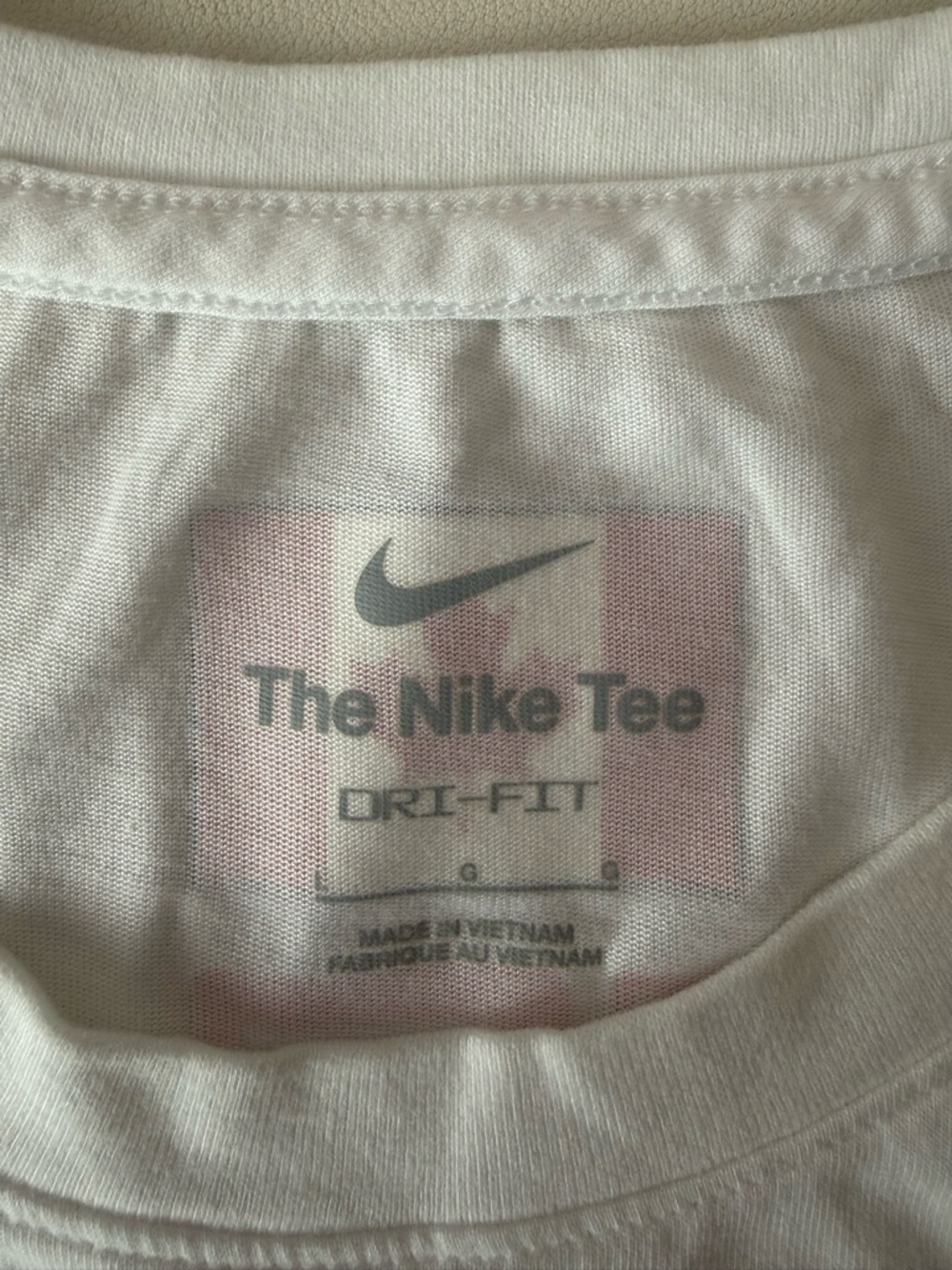 Nike White Dri-FIT Canada FIBA 2023 T-Shirt - Picture 3 of 5
